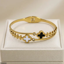 TBRH00569 BHS Clover Leaf Stainless Steel Bracelet Adjustable - TBRH