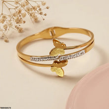 TBRH00573 BHS Round Butterfly Stainless Steel Bracelet Adjustable - TBRH