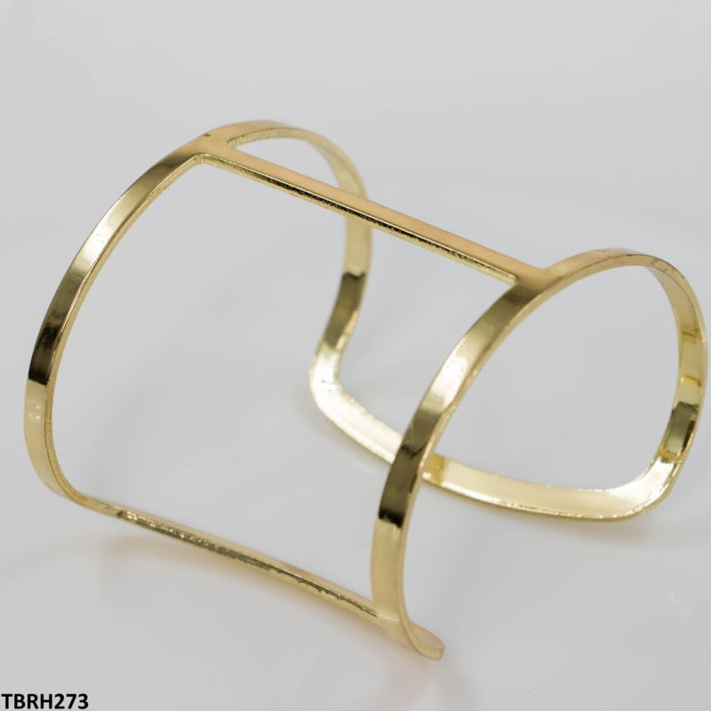 TBRH273 CHN Curved Hand Cuff Bracelet - CBRH