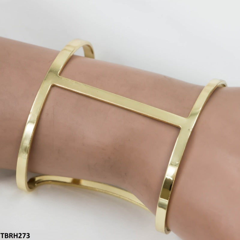 TBRH273 CHN Curved Hand Cuff Bracelet - CBRH