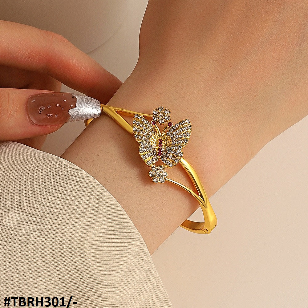 TBRH301 QWN Butterfly Hand Bracelet Adjustable - CBRH