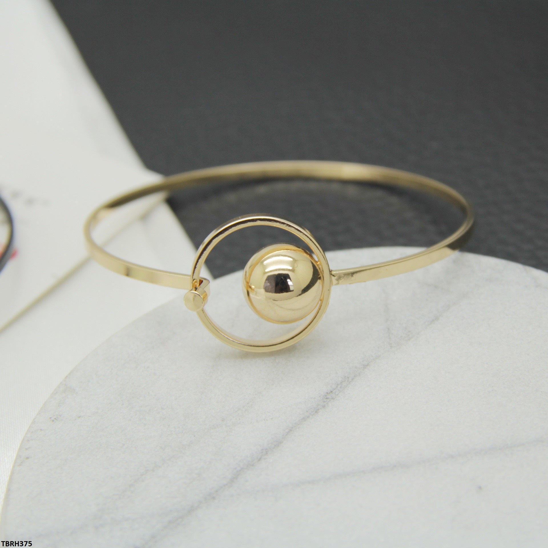 TBRH375 QWN Stainless Steel Ball Bracelet - CBRH