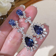 TEDH00439 KRL Double Tear Drop Earrings - TEDH