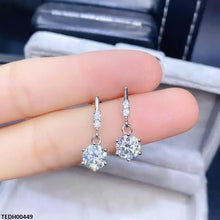 TEDH00449 KRL  Round ZIRCON Stone Drop Earrings - TEDH