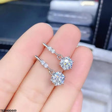 TEDH00449 KRL  Round ZIRCON Stone Drop Earrings - TEDH