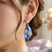 TEDH00454 QSJ Marquise/Leaf Zircon Earrings - TEDH