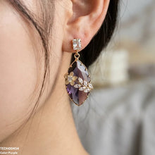 TEDH00454 QSJ Marquise/Leaf Zircon Earrings - TEDH