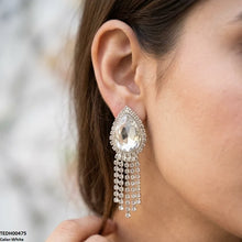TEDH00475 SDQ Tear Layered Drop Earrings - TEDH