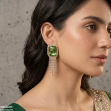 TEDH00476 SDQ Rectangle Layered Drop Earrings - TEDH
