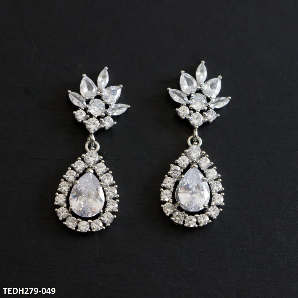 TEDH279 CSH Teardrop Earrings Pair - TEDH