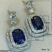 TEDH312 CSH Surrounding Layer Cushion Drop Earrings - TEDH