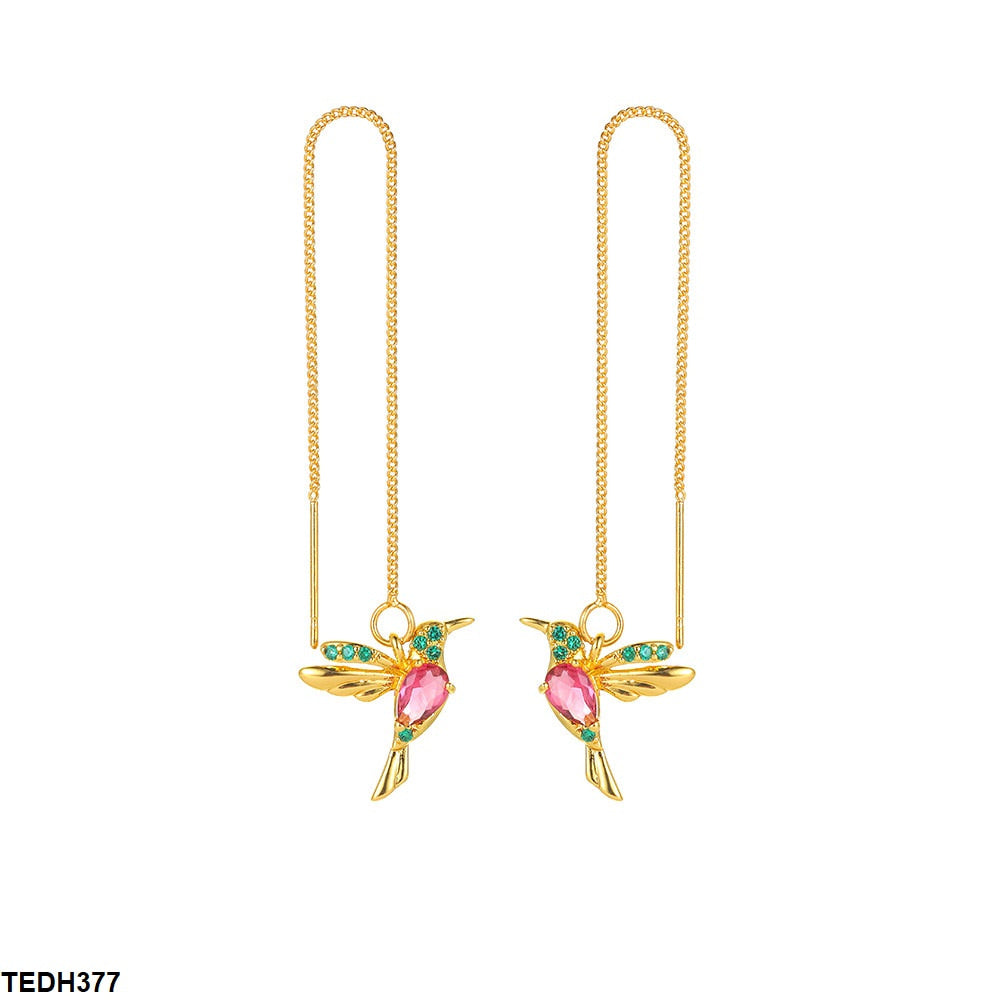 TEDH377 QWN Sparrow Ear Drop Pair - TEDH