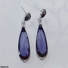 TEDH378 YLE Pear Ear Drop Pair - TEDH