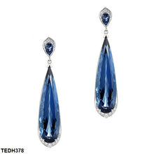 TEDH378 YLE Pear Ear Drop Pair - TEDH