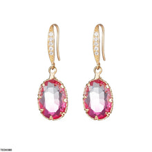 TEDH380 YLE Oval Drop Ear Pair - TEDH