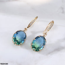 TEDH380 YLE Oval Drop Ear Pair - TEDH