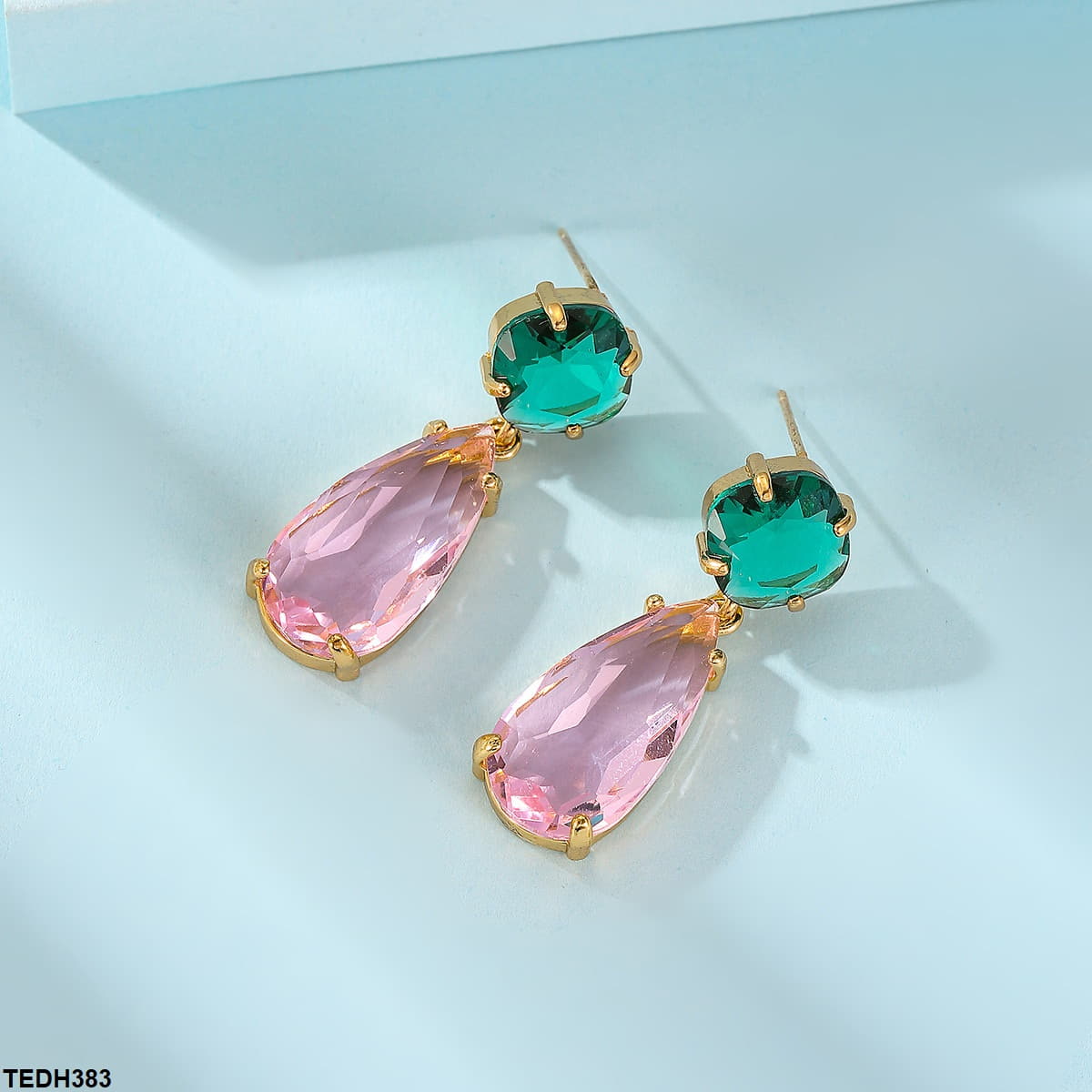 TEDH383 YLE Pear Drop Ear Pair - TEDH