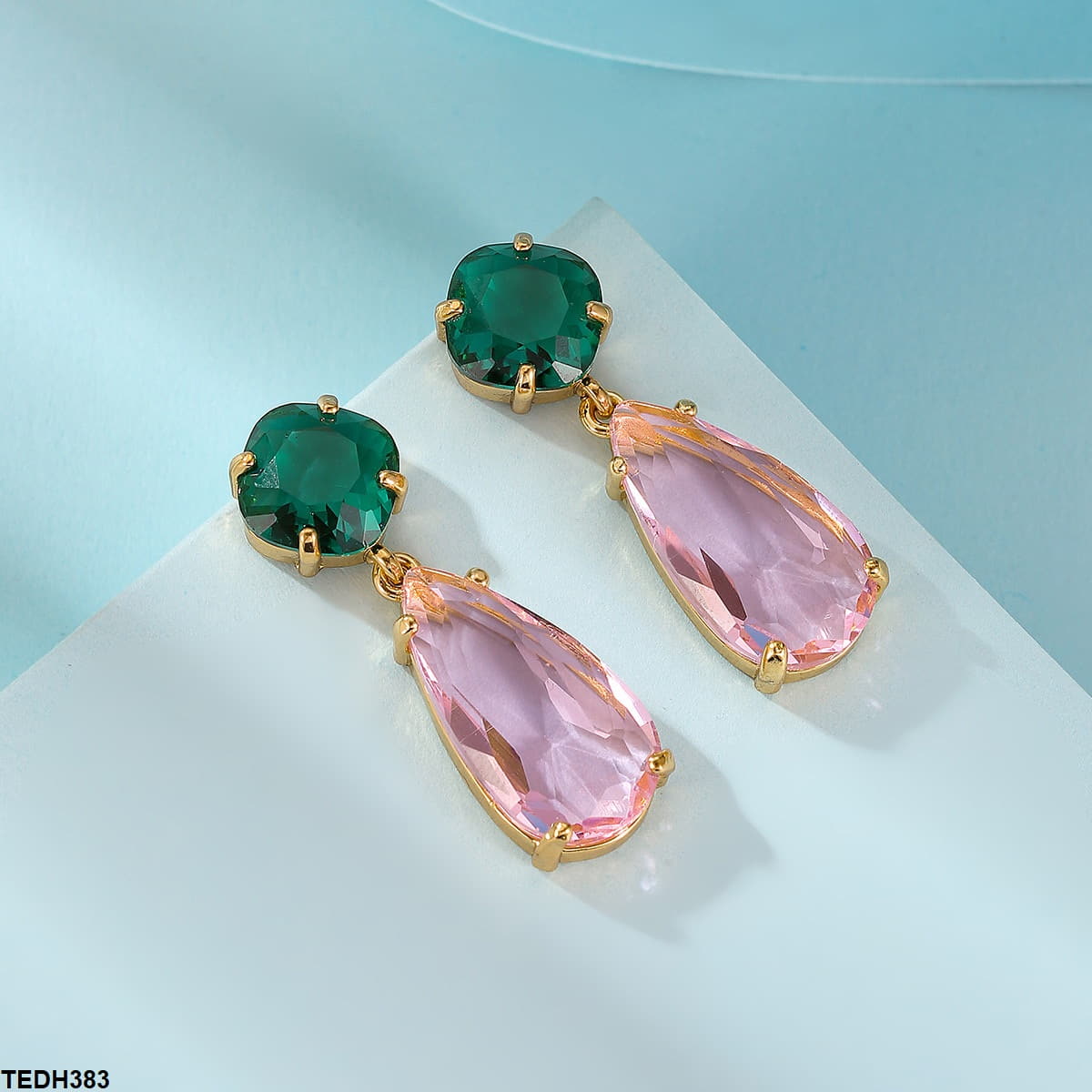 TEDH383 YLE Pear Drop Ear Pair - TEDH