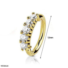 TEFH00126 CSH Round Stone Ear cuff Single - TEFH