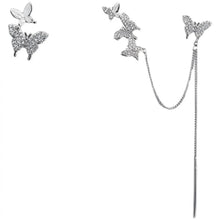 TEFH00139 YQG Butterfly 2 in 1 Ear Cuff - TEFH
