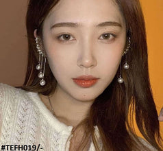 TEFH019 YQG Drop Pearl Ear Cuffs Pair - TEFH