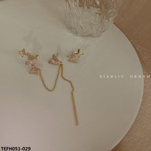 TEFH051 YQG Butterfly 2 in 1 Ear Cuff - CEFH