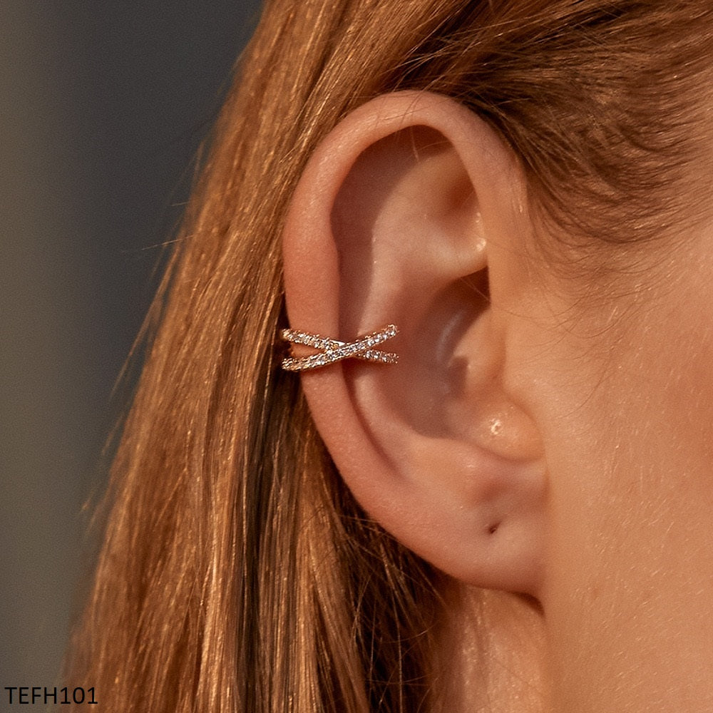 TEFH101 QWN Antique Ear Cuff Single - TEFH