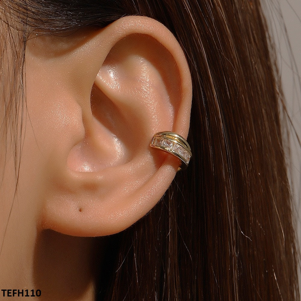 TEFH110 QWN Antique Ear Cuff Single - CEFH