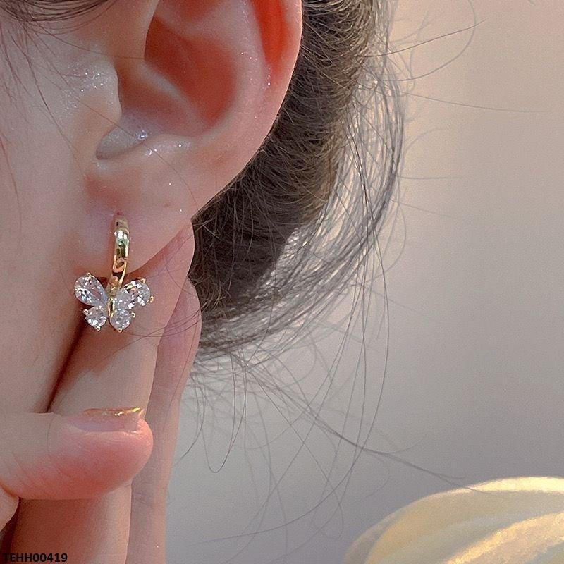 TEHH00419 CSH Butterfly Round Hoops Pair - TEHH