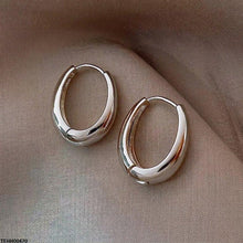 TEHH00470 YHC Oval Ear Hoops Pair