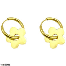 TEHH00488 DGF Flower Hoops Pair - TEHH
