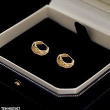 TEHH00507 LSH Round Stainless Steel Ear Hoops Pair - TEHH