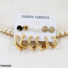 TEHH109 LSH 6 Differ Ear Hoops Pair - CEHH