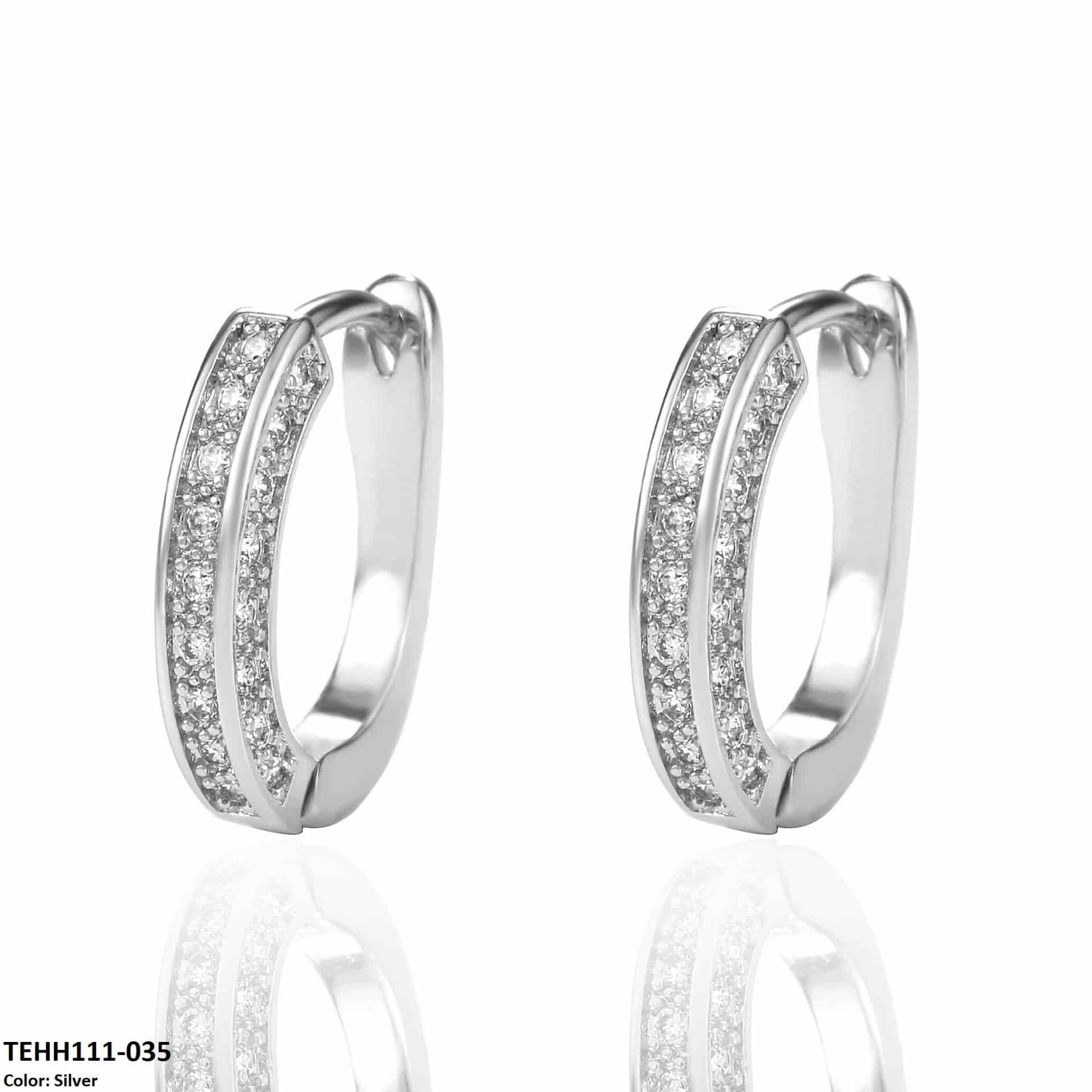 TETH256 CSH Flower Stud Ear Tops Pair - TETH