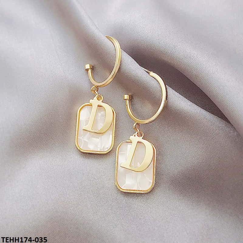 TEHH174 SYB Round Seep-D Hoops Pair - TEHH