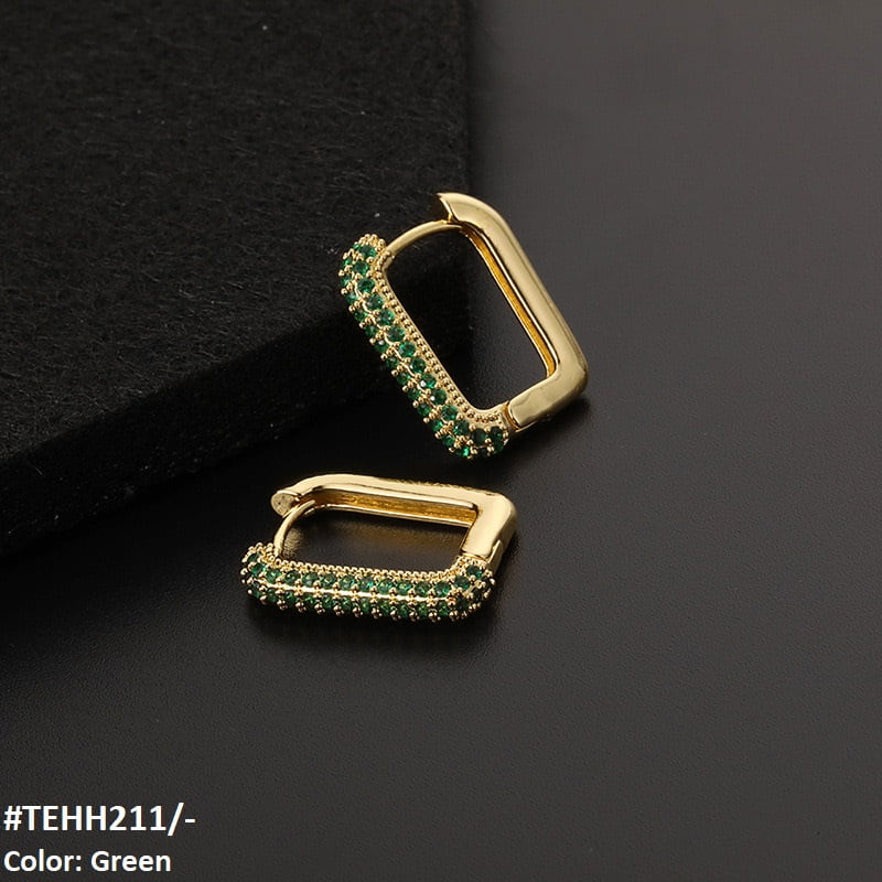 TEHH211 DYS Smooth Ear Hoops Pair - TEHH