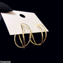 TEHH259 YHC Round-X Ear Hoops Pairs - CEHH