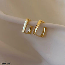 TEHH269 LSH Curb Ear Hoops Pair - TEHH