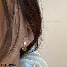 TEHH269 LSH Curb Ear Hoops Pair - TEHH