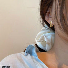 TEHH269 LSH Curb Ear Hoops Pair - TEHH