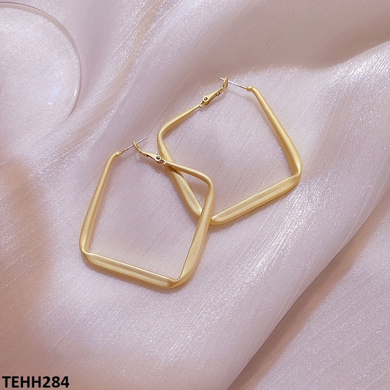 TEHH284 YYZ Square Ear Hoops Pair - CEHH