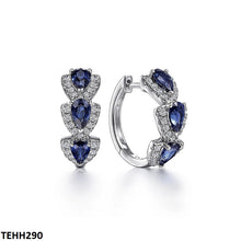 TEHH290 CSH Tear Round Ear Hoops Pair - TEHH