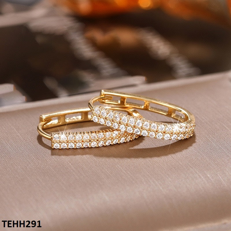 TEHH291 CSH Imp Golden Hoops Pair - TEHH