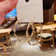 TEHH294 LSH Cerved Hoops Pair - CEHH