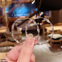 TEHH294 LSH Cerved Hoops Pair - CEHH