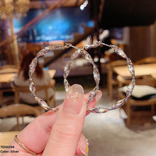 TEHH294 LSH Cerved Hoops Pair - CEHH