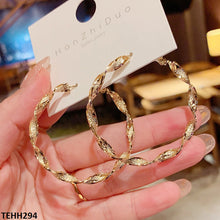 TEHH294 LSH Cerved Hoops Pair - CEHH
