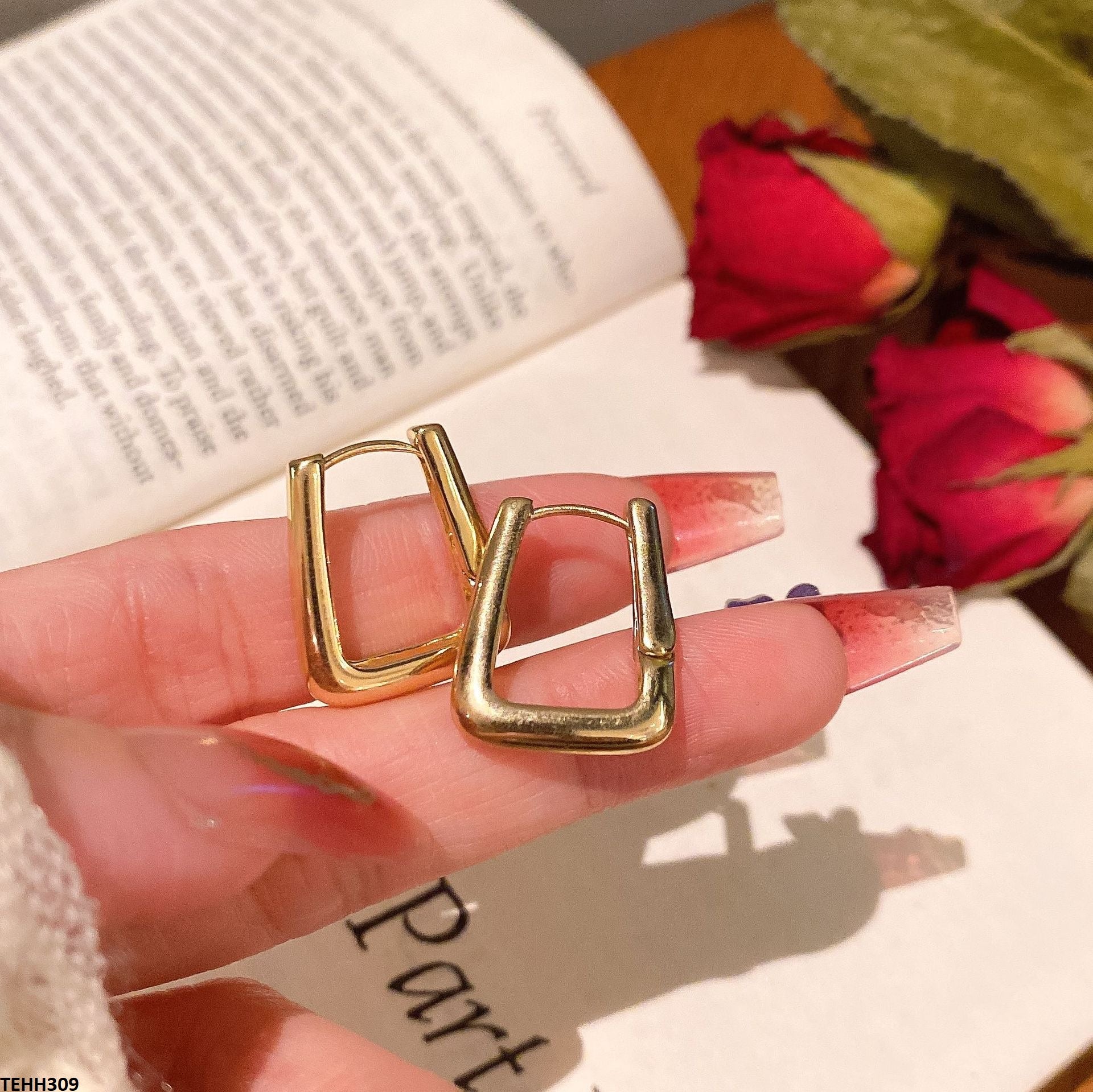 TEHH309 YHC U Shape Hoops Pair - CEHH