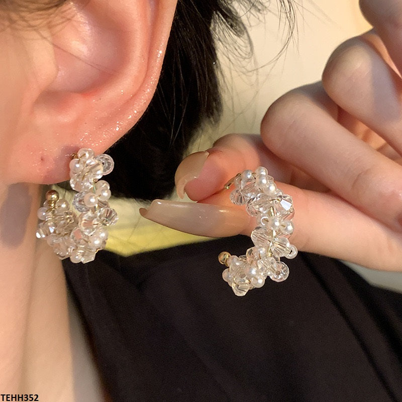 TEHH352 HJF Ear Hoops Pair -CEHH