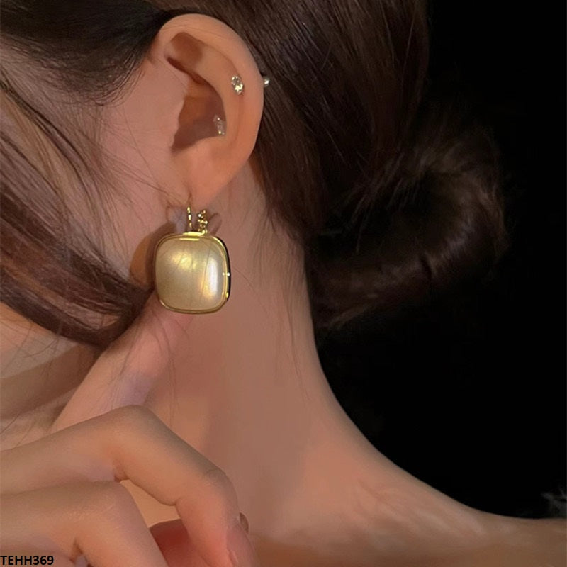 TEHH369 ZCD Square Hoops Pair -CEHH